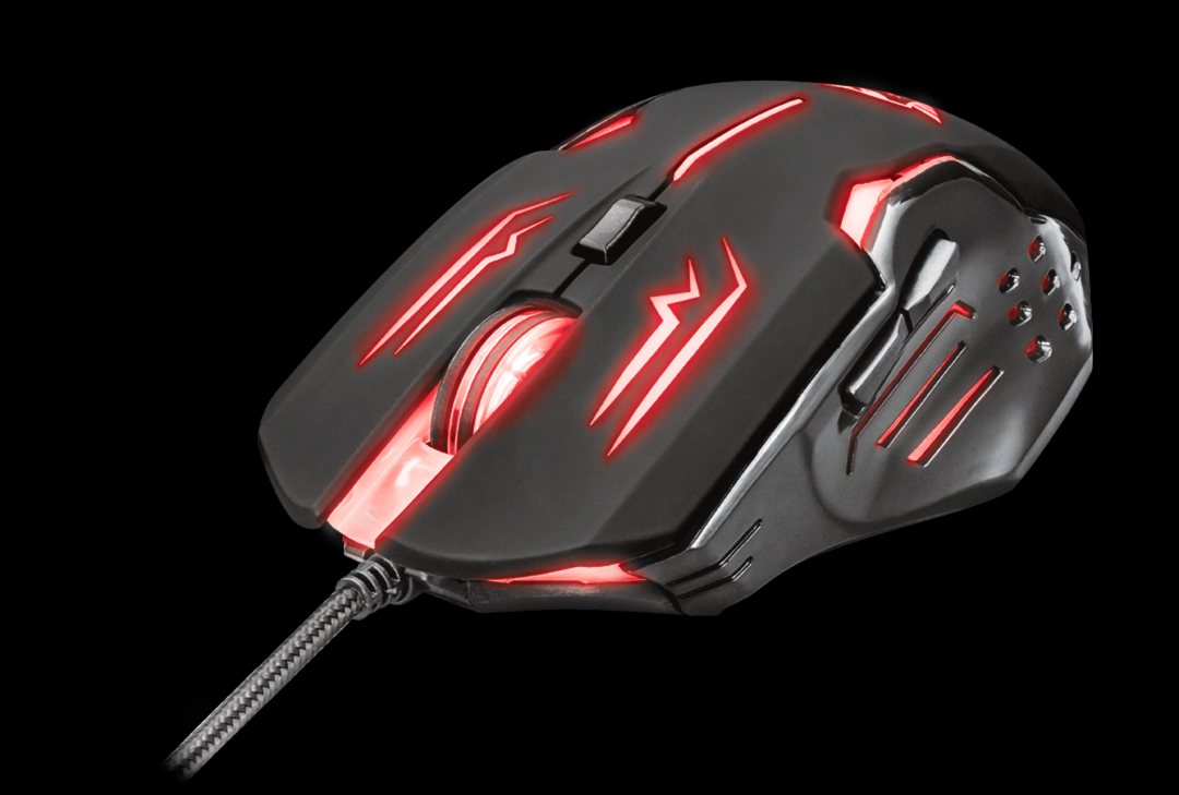 Mouse Gamer Trust GXT 108 Rava Illuminated LED 6 Botões 2000DPI - T22090